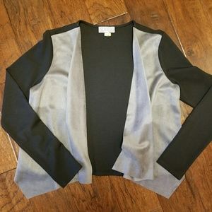 Ultra suede cardigan
